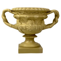 Small Drabware Vase Neoclassical Design Made England, Circa 1830