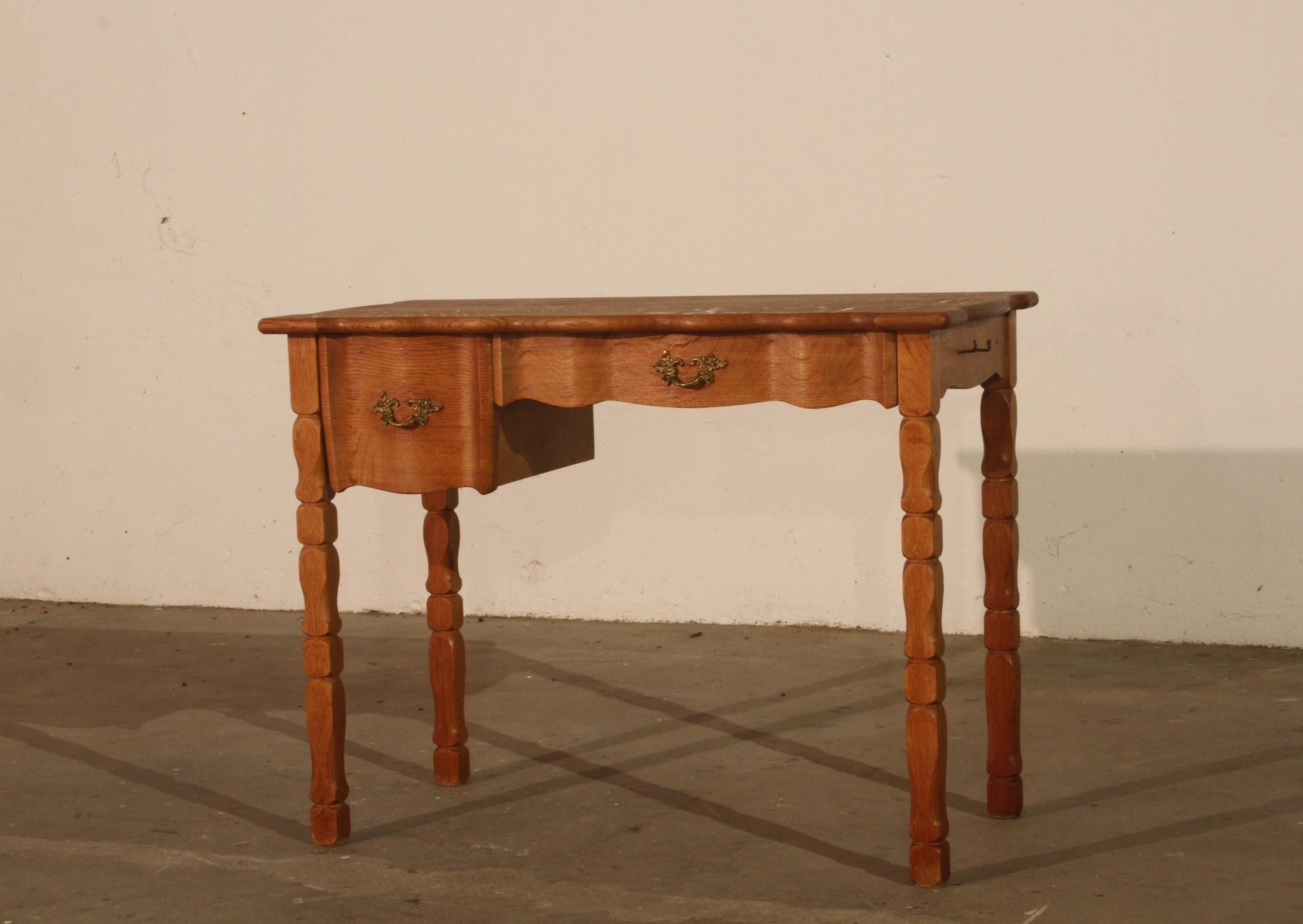 Small Dressing Table in Brutalist Kjærnulf Style, 1960s 7