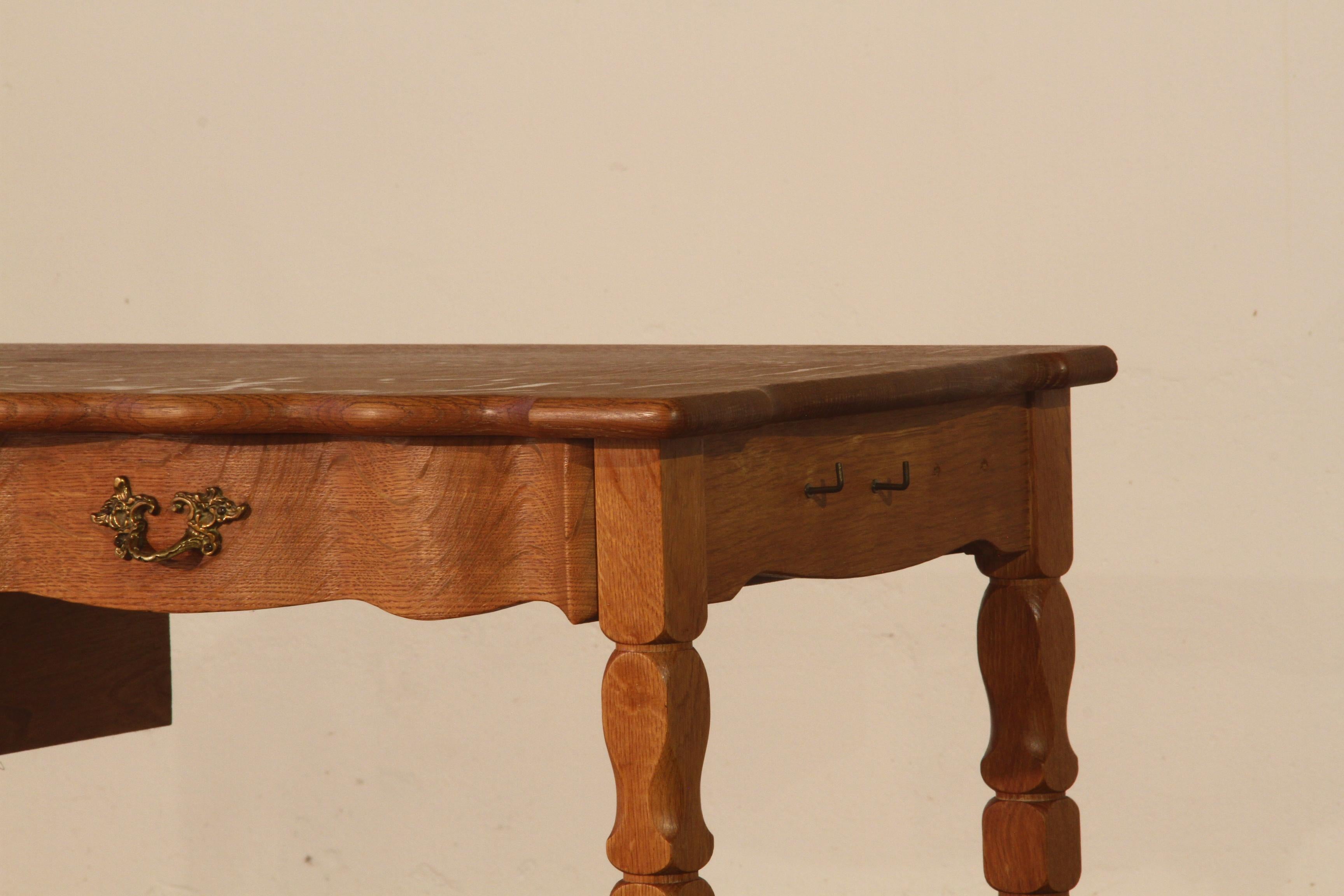 Small Dressing Table in Brutalist Kjærnulf Style, 1960s 9
