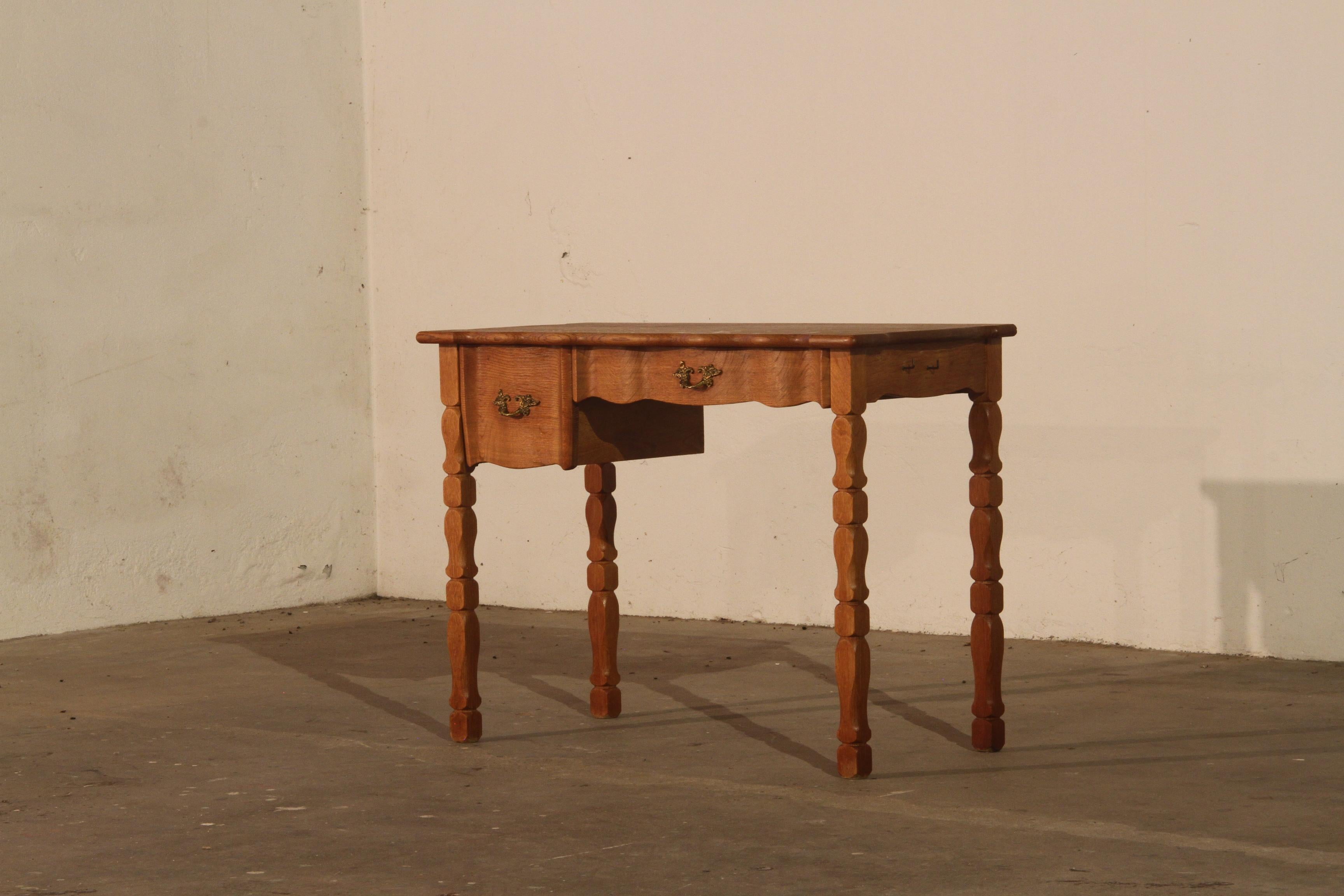 Small Dressing Table in Brutalist Kjærnulf Style, 1960s 10