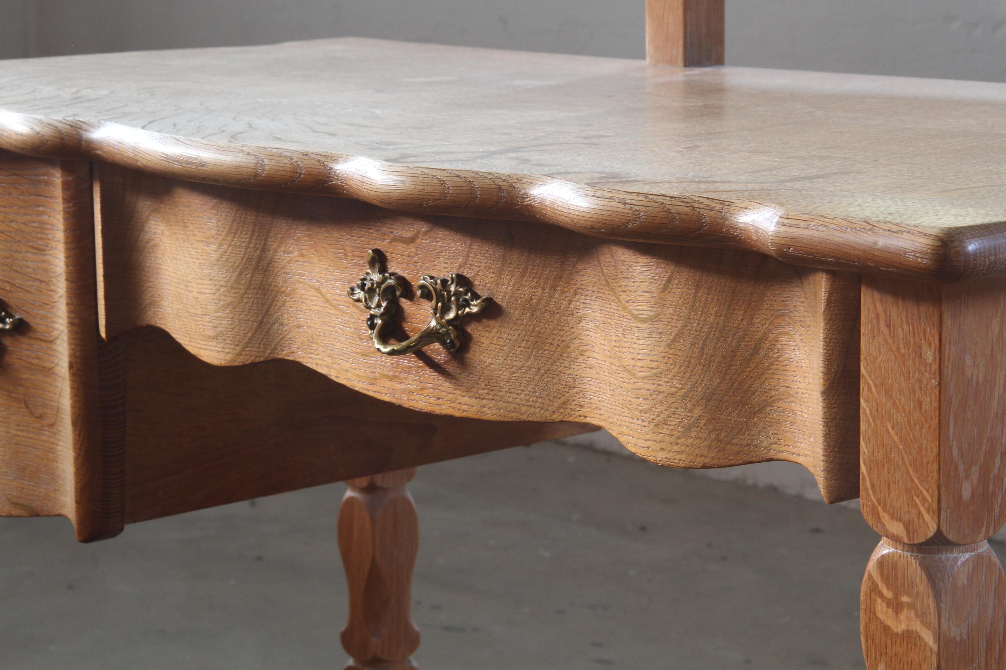 Mid-20th Century Small Dressing Table in Brutalist Kjærnulf Style, 1960s