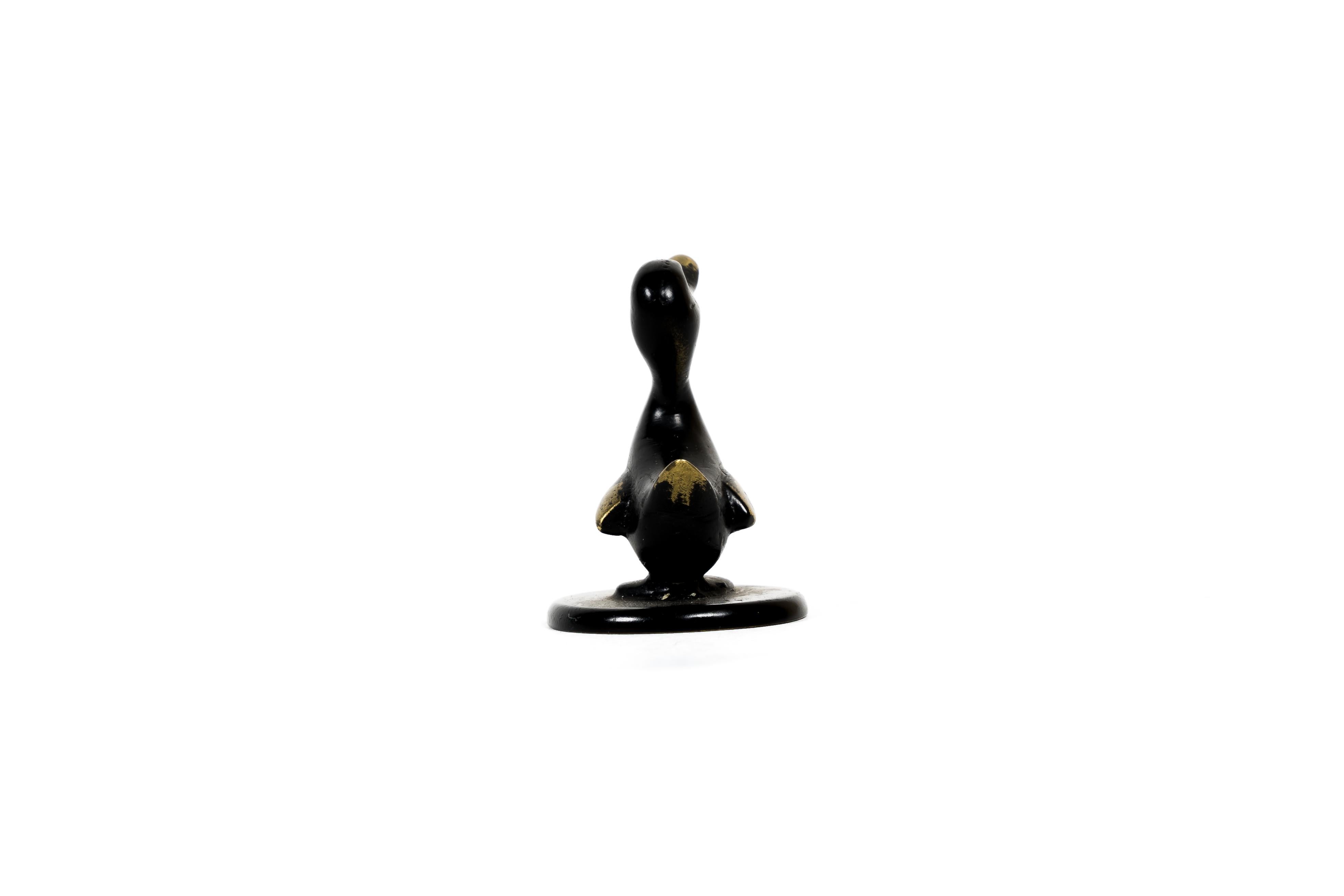 Mid-Century Modern Small Duck Figurine by Richard Rohac, around 1950s For Sale