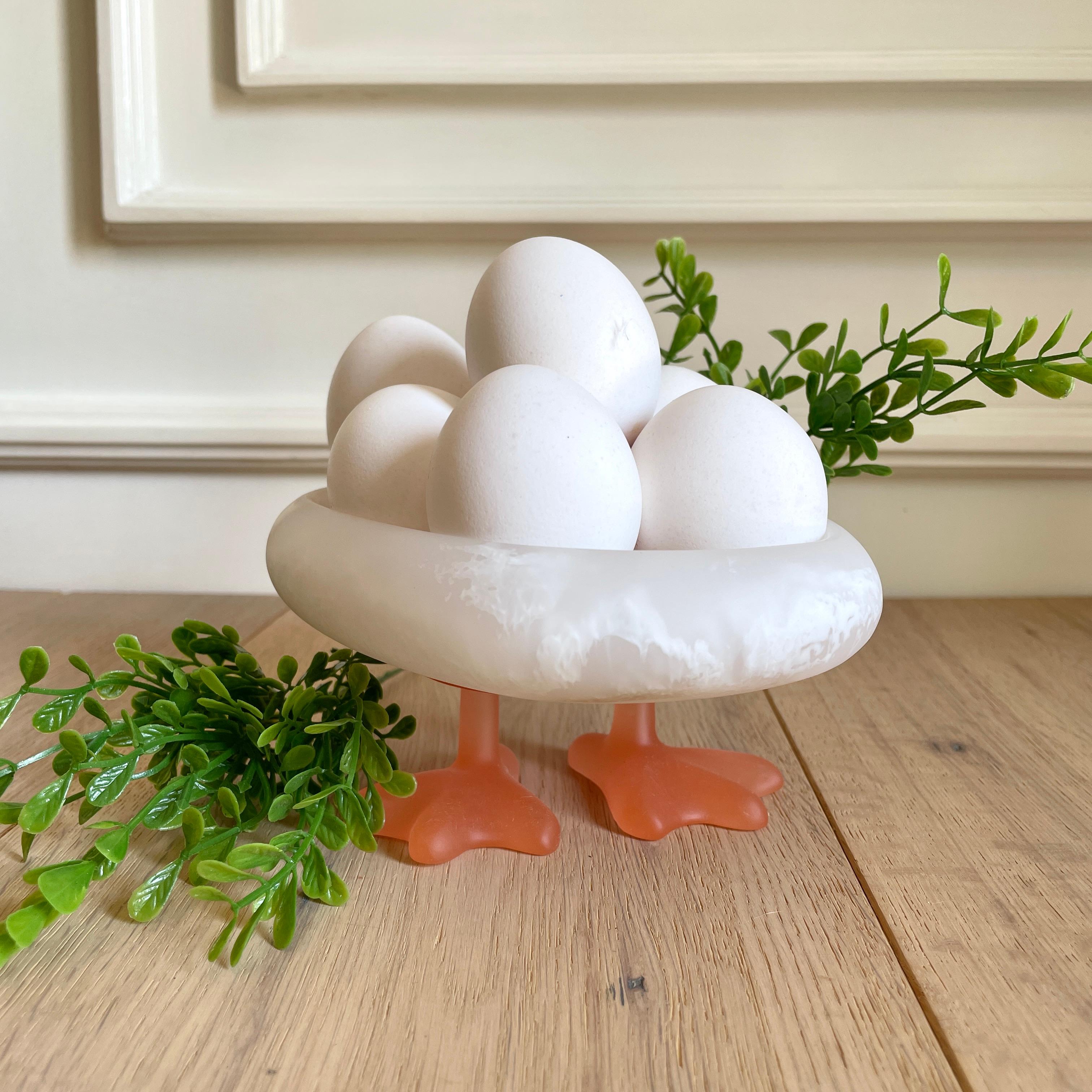 Small Duckling Tray in White  Resin by Paola Valle In New Condition For Sale In Ciudad De México, MX