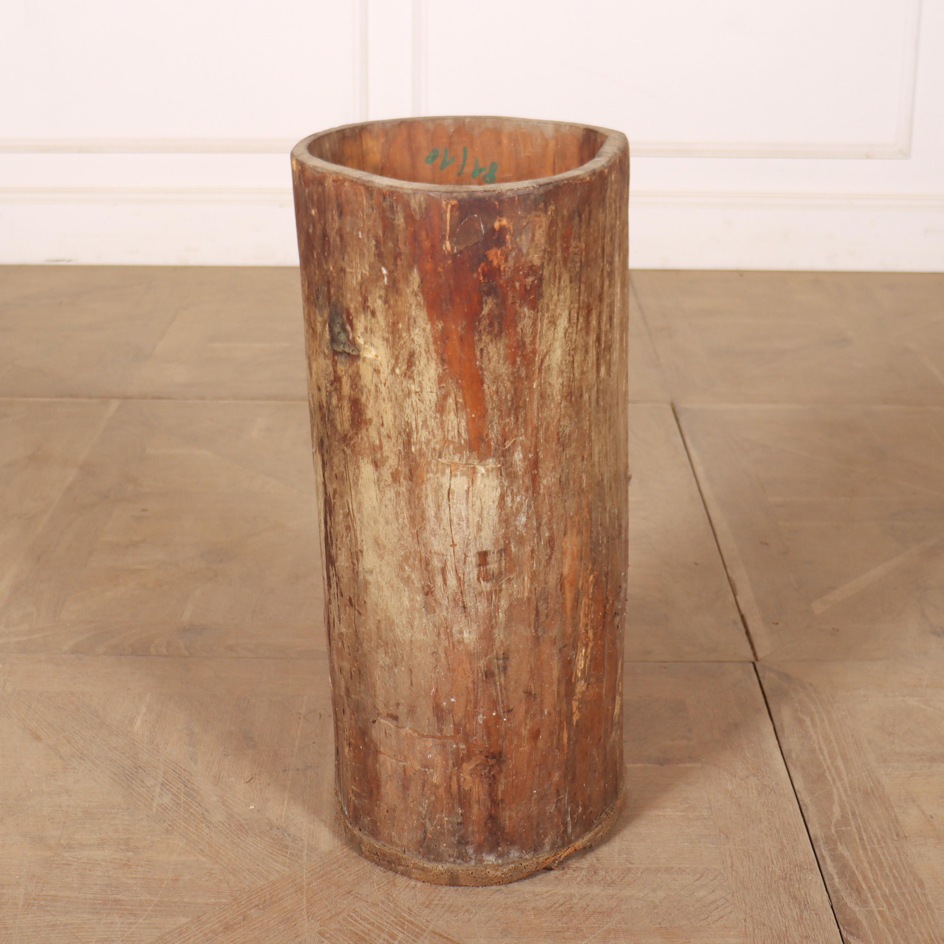 Small early 20th century dug out tree trunk from the Carpathian Mountains. This would make an ideal planter. 1900.

Code: 8592

Dimensions:
H: 26