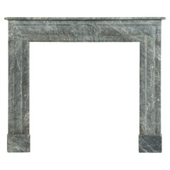 Small Dutch Bardiglio Louis XVI Fireplace