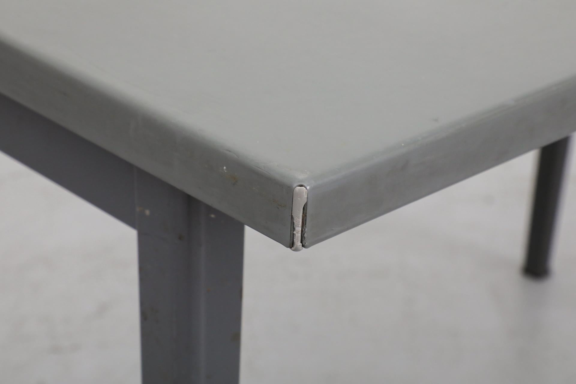 Small Dutch Enameled Metal Industrial 