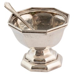 Antique Small Dutch Silver Octagonal Bowl, 1918