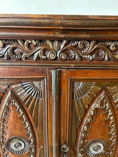 Small Early 19th Century Indonesian Textile Cabinet