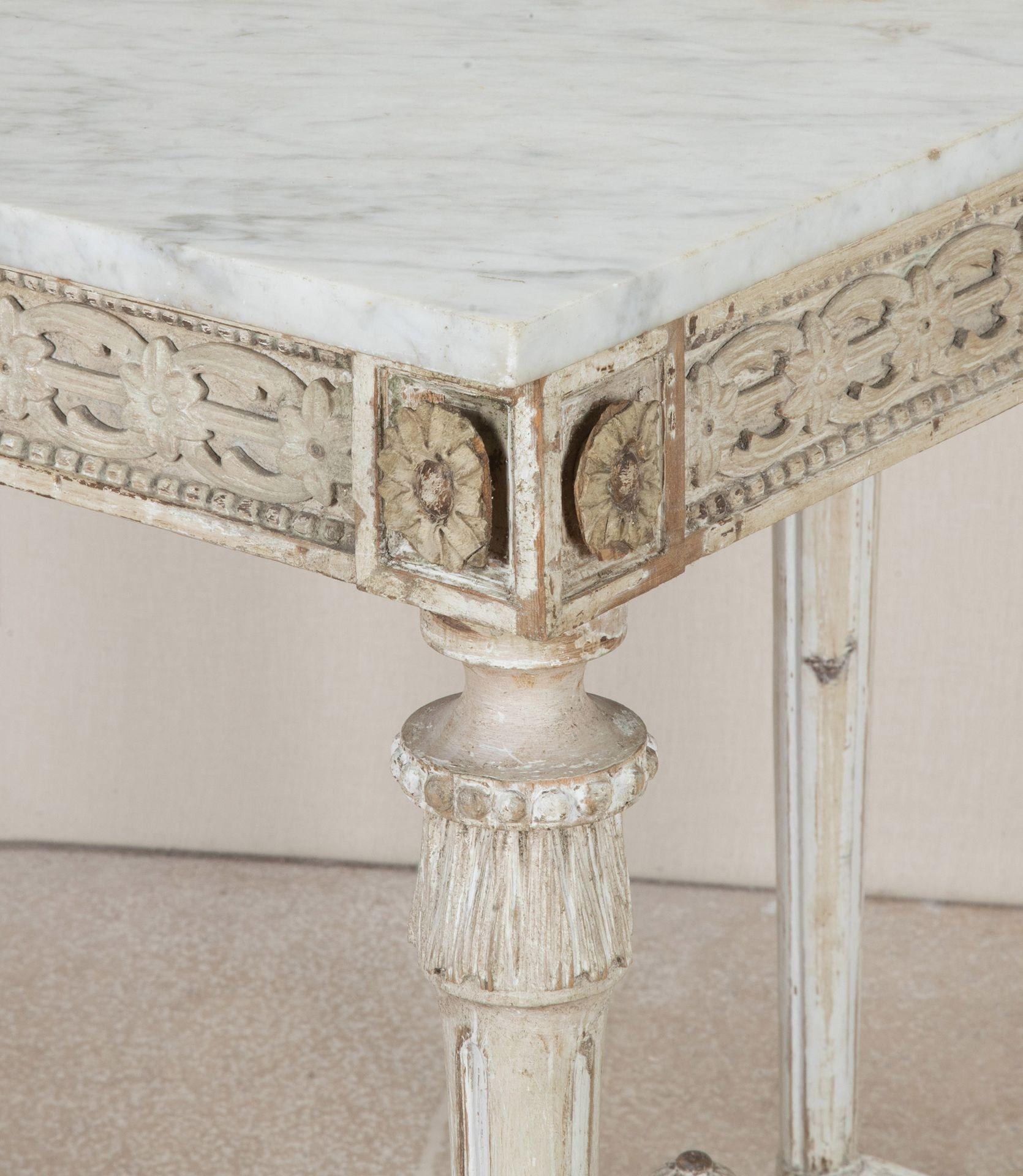 Small Early 19th Century Swedish Gustavian Console Table For Sale 5