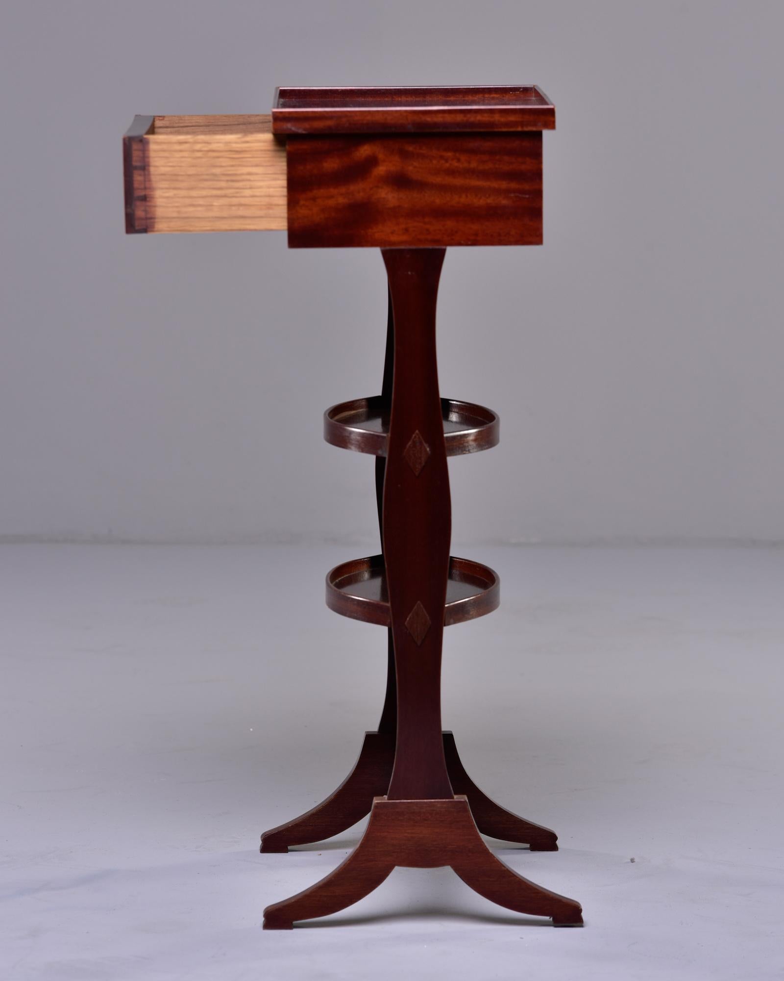Small Early 20th C French Mahogany Side Table 3