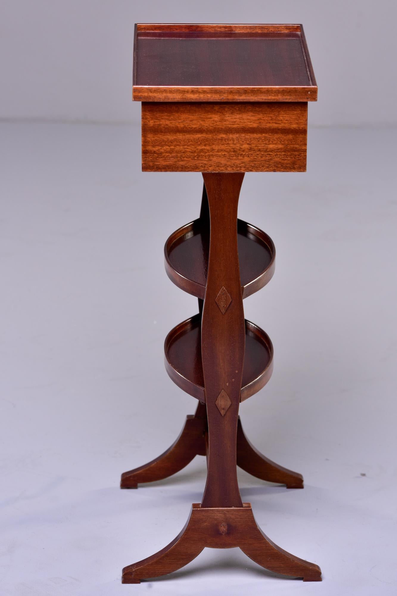 20th Century Small Early 20th C French Mahogany Side Table