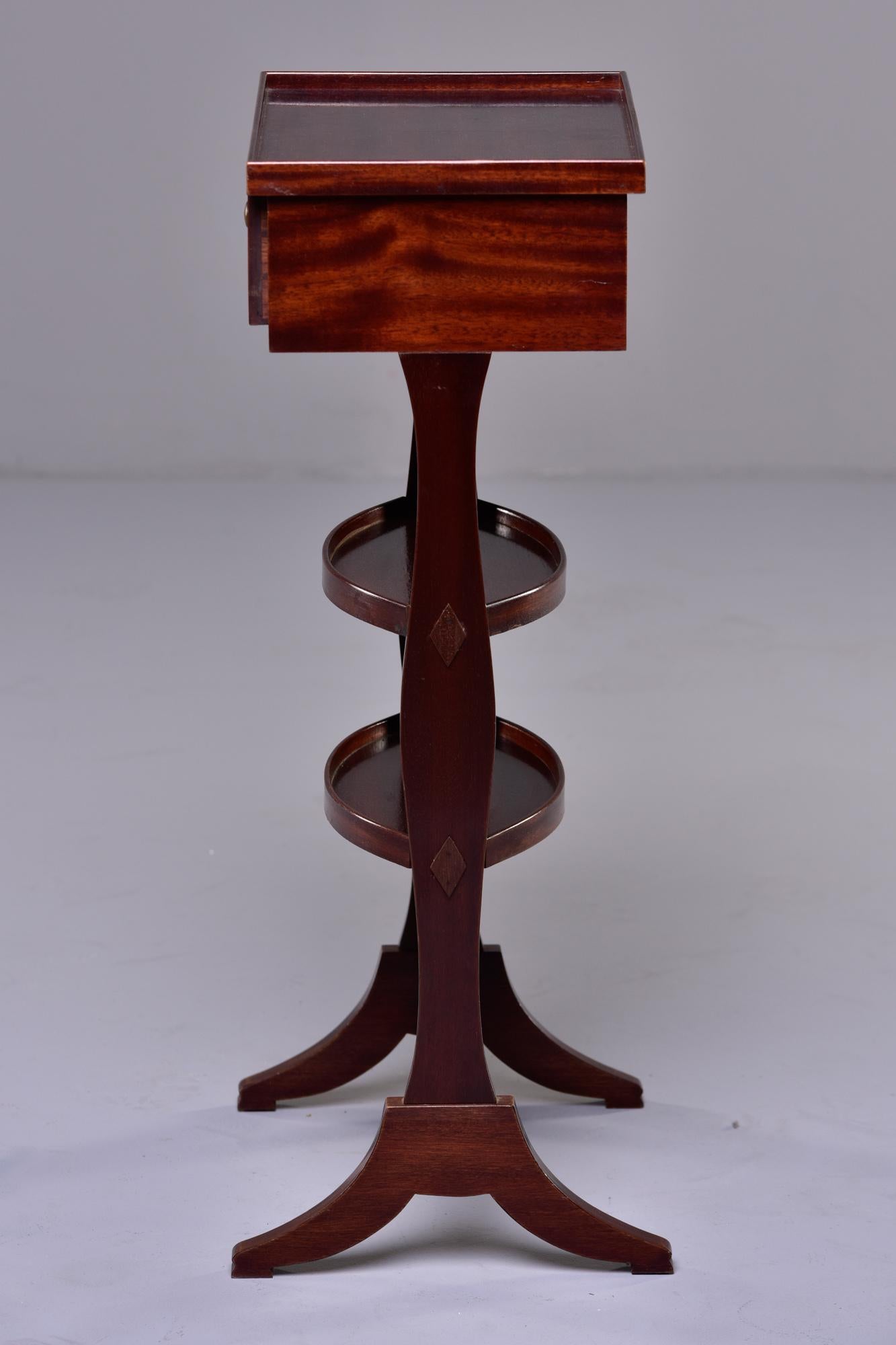 Small Early 20th C French Mahogany Side Table 2