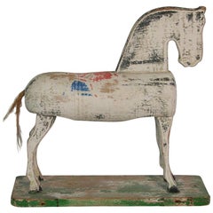 Small Early 20th Century French Wooden Horse