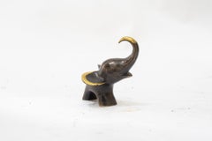 Small Elephant Figurine by Walter Bosse Vienna Around 1950s ( marked )