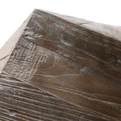 Small Elm Side Table, Made in Italy