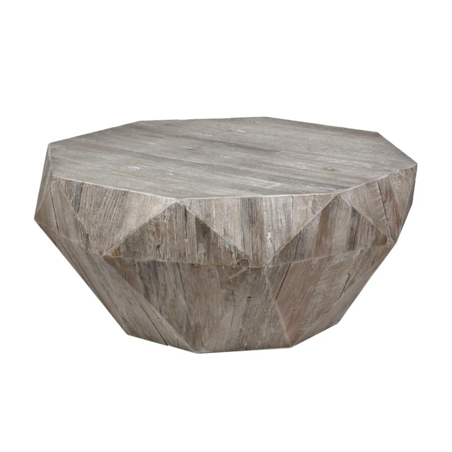 Italian Small Elm Side Table, Made in Italy For Sale