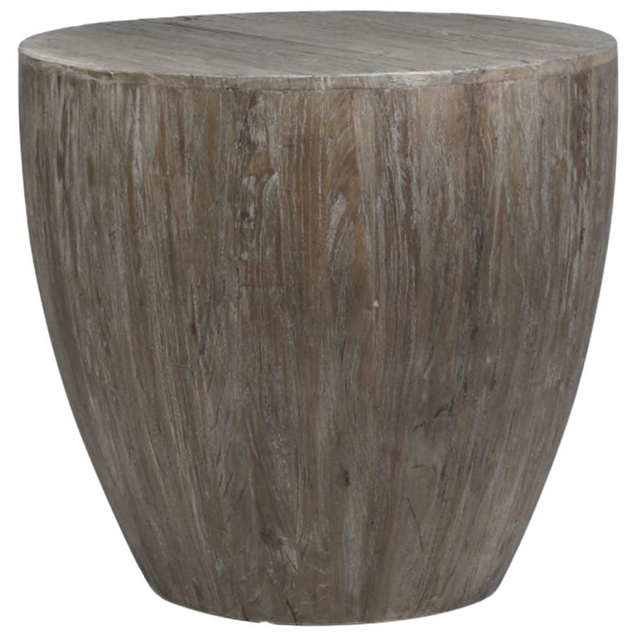 Small Elm Side Table, Made in Italy For Sale