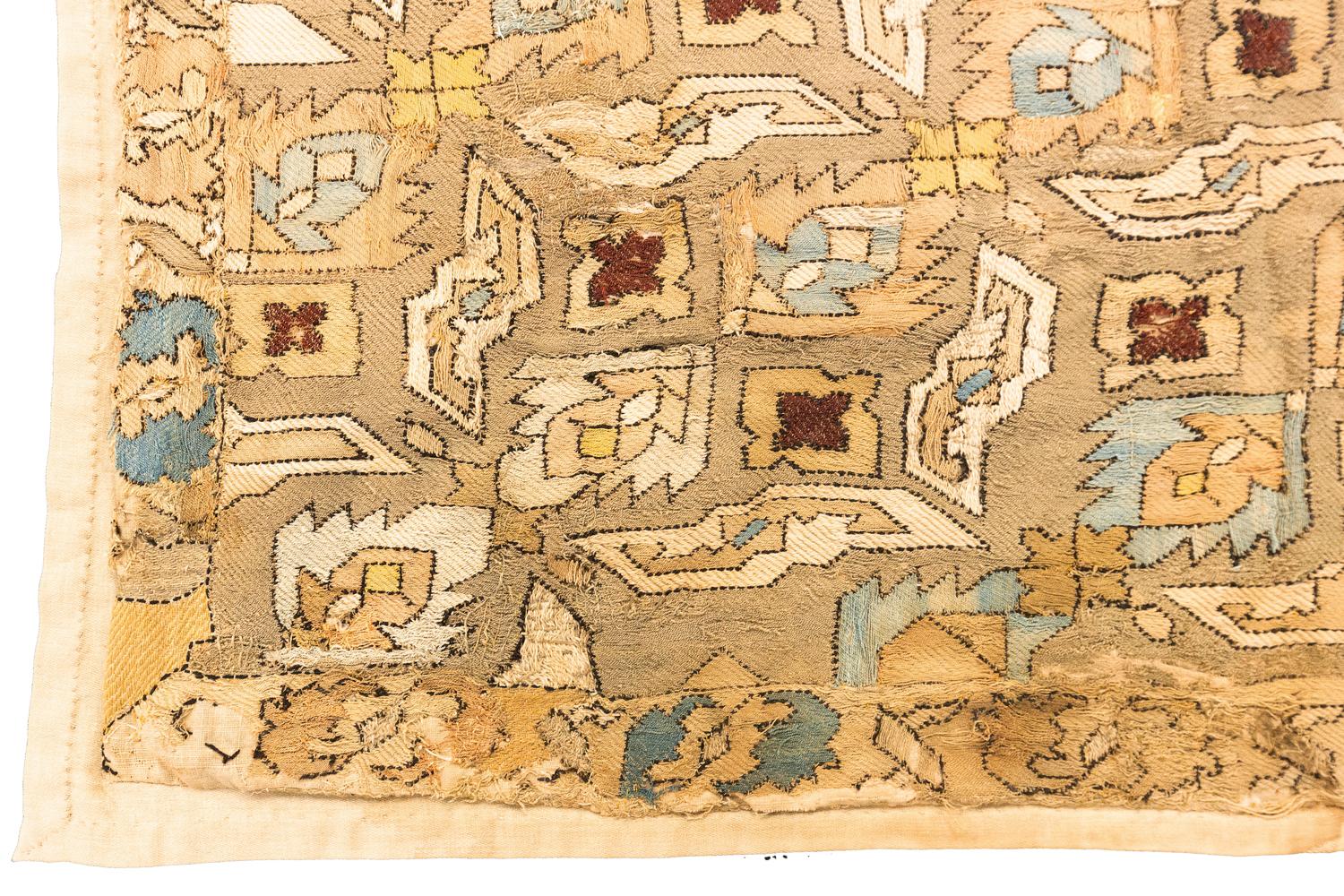 Textile Small Embroidery Silk Azarbaijan, 18th Century