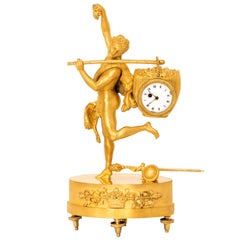 Antique Small Empire Pendule, France, circa 1815