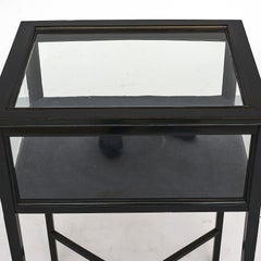Small Empire Style Display Case Table