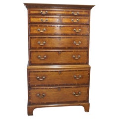 Used Small English 18th Century Oak Tallboy