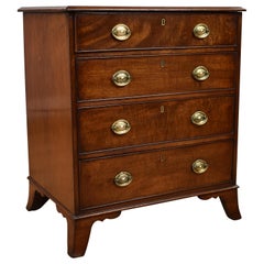 Small English Antique Mahogany Chest of Drawers