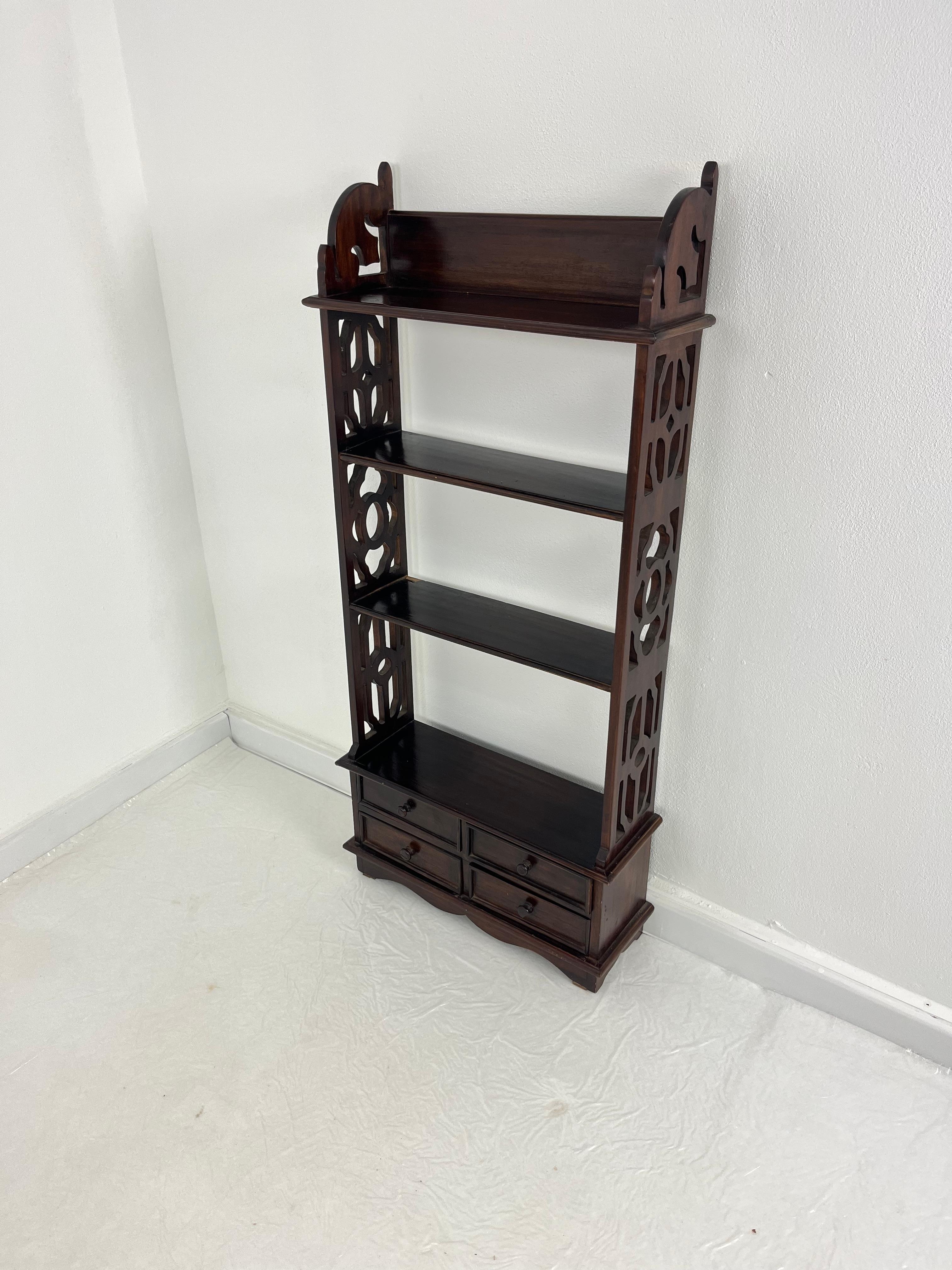 Set of 2 Small English Bookcases with Drawers, 1960s For Sale 3