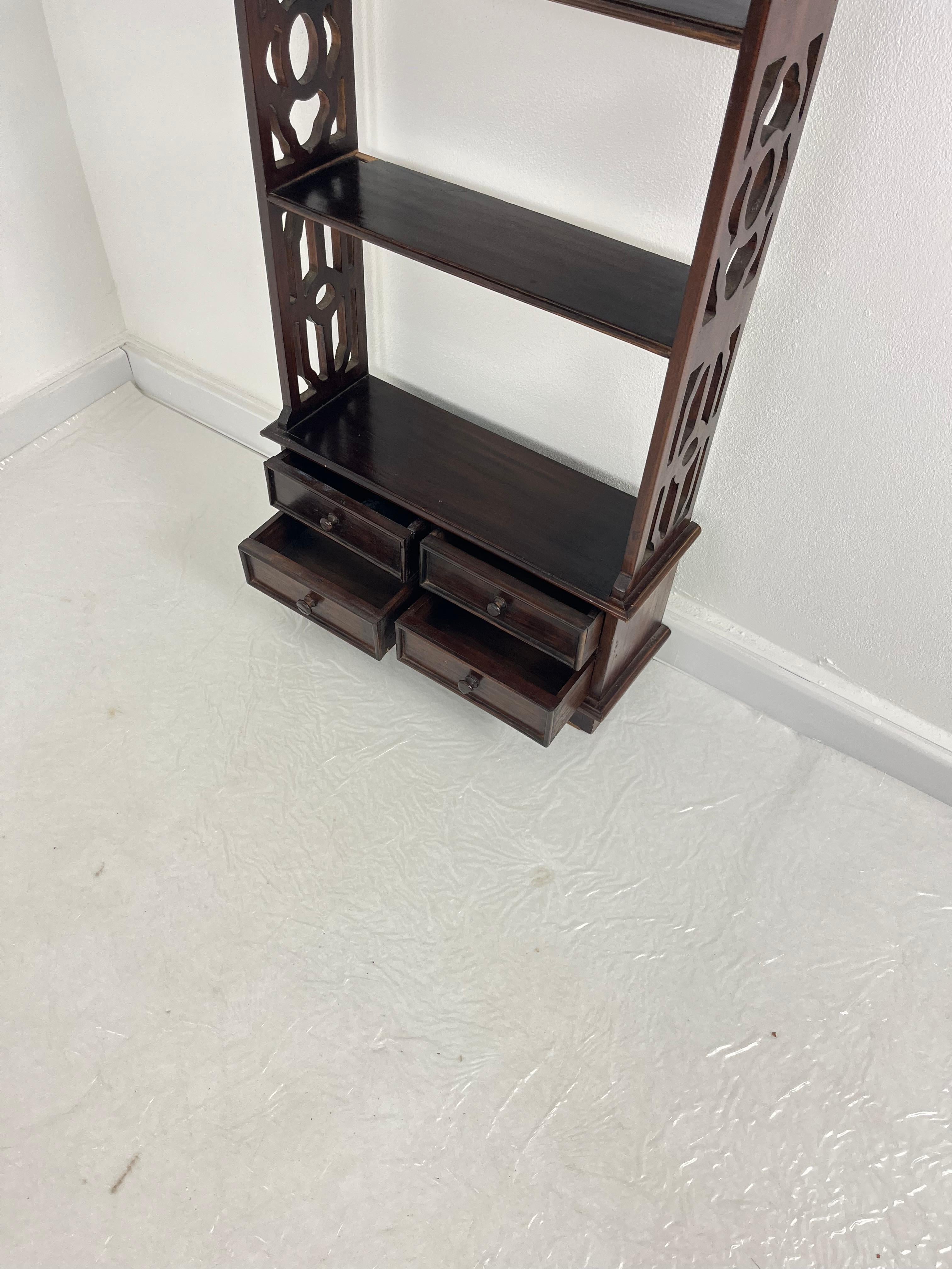 Set of 2 Small English Bookcases with Drawers, 1960s For Sale 6