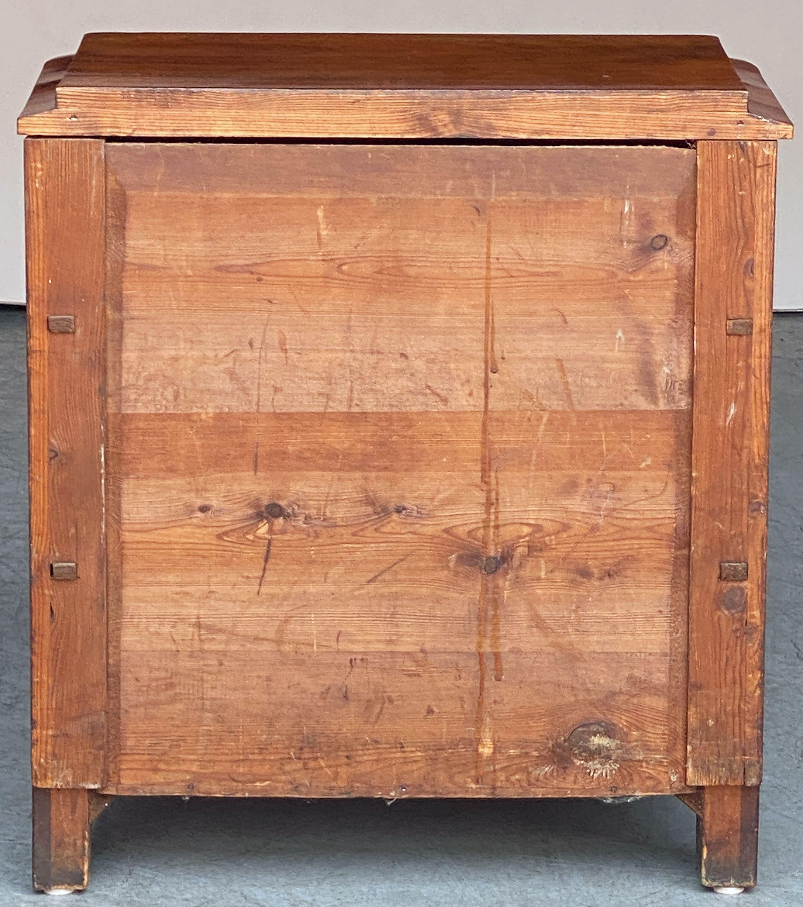 Small English Chest or Commode of Burr Walnut from the Edwardian Era 5