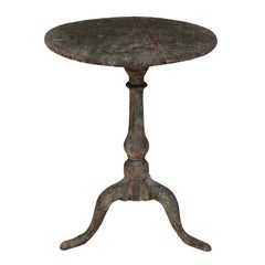 Small English George III Painted Tripod Table, circa 1760