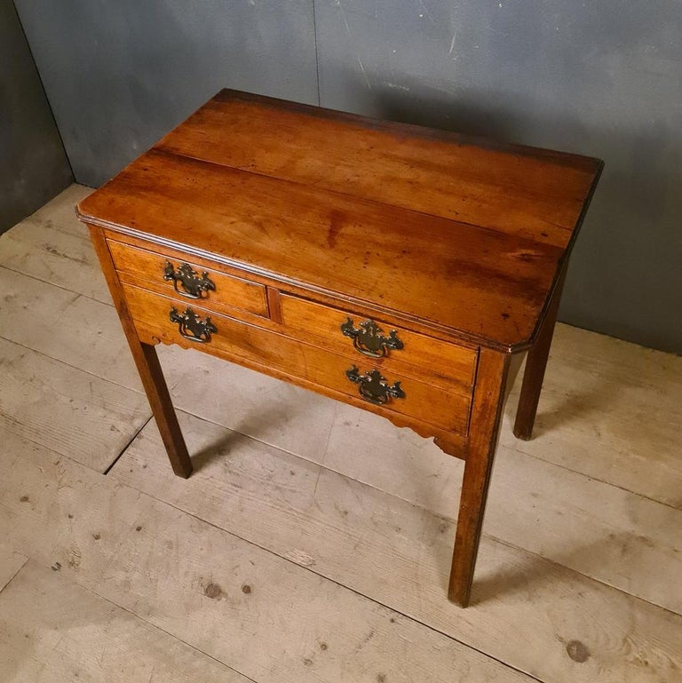 Fruitwood Small English Lamp Table For Sale