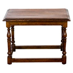 Antique Small English Oak Side Table