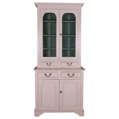 Small English Painted Bookcase