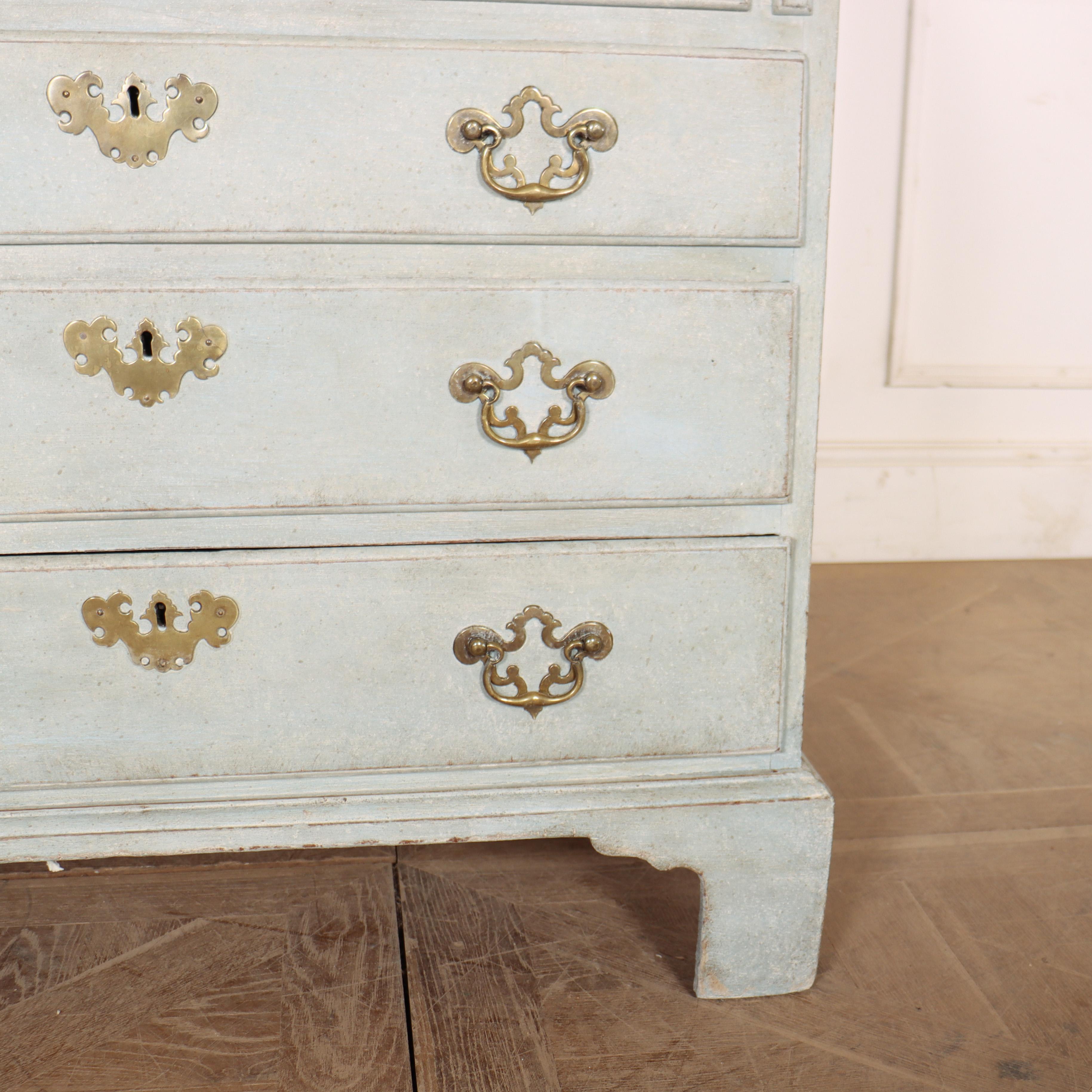 Small English Painted Bureau For Sale 5
