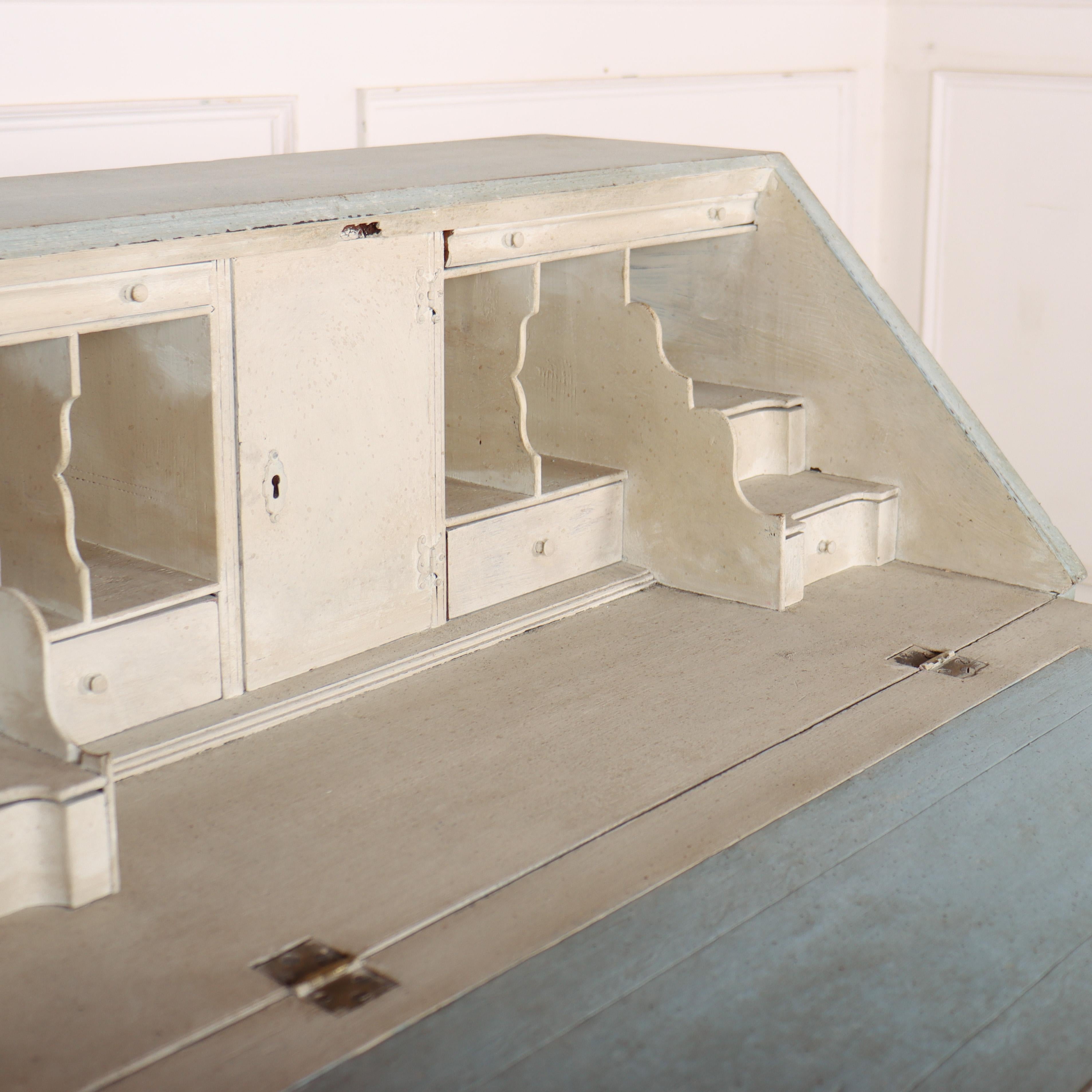 Small English Painted Bureau For Sale 2