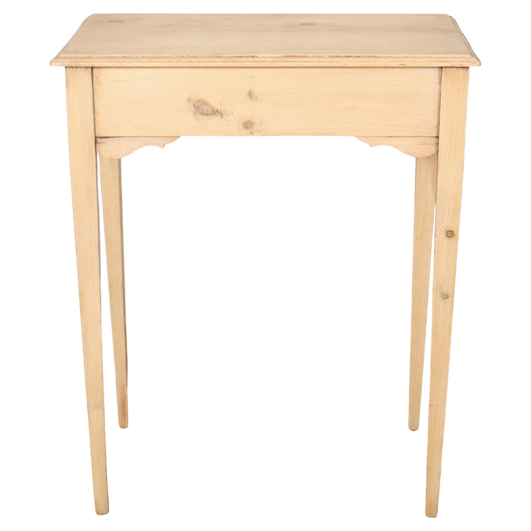 Small English Pine Side Table