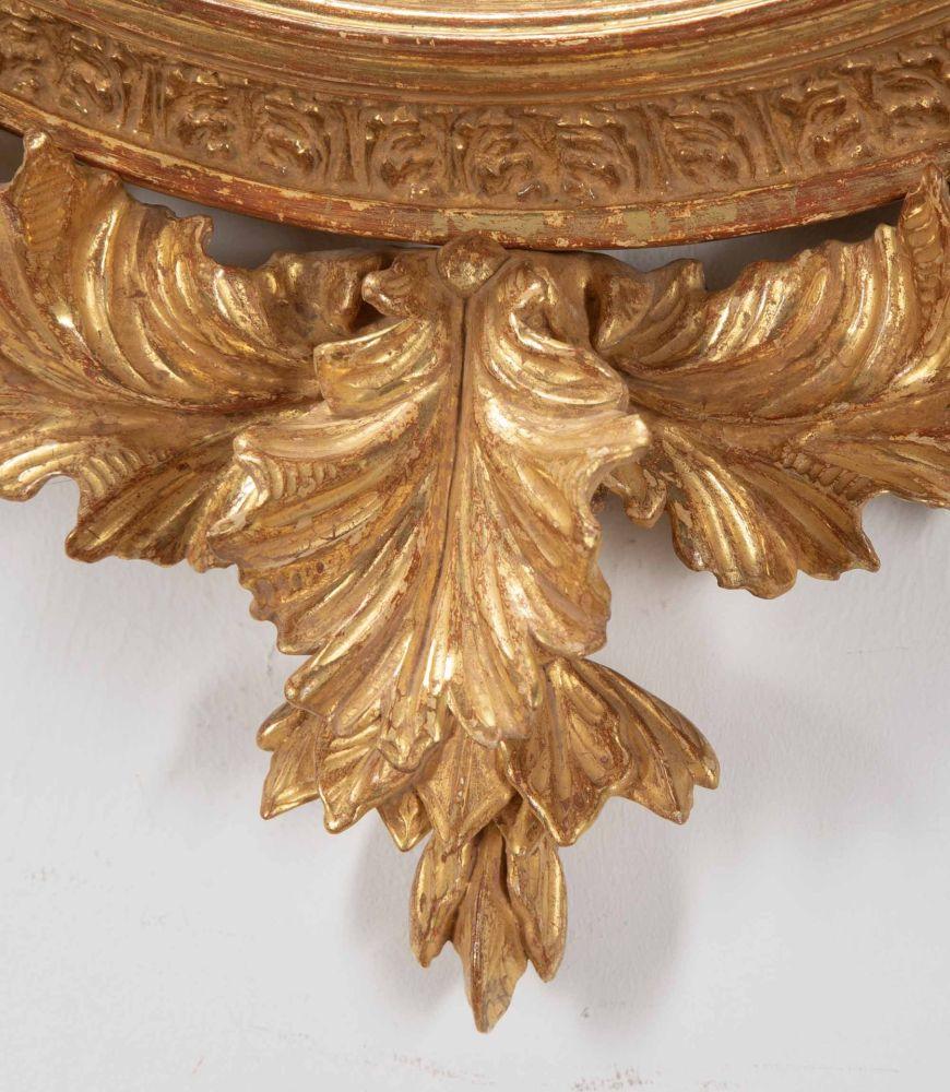 Small English Regency Convex Mirror In Good Condition For Sale In Folkestone, GB