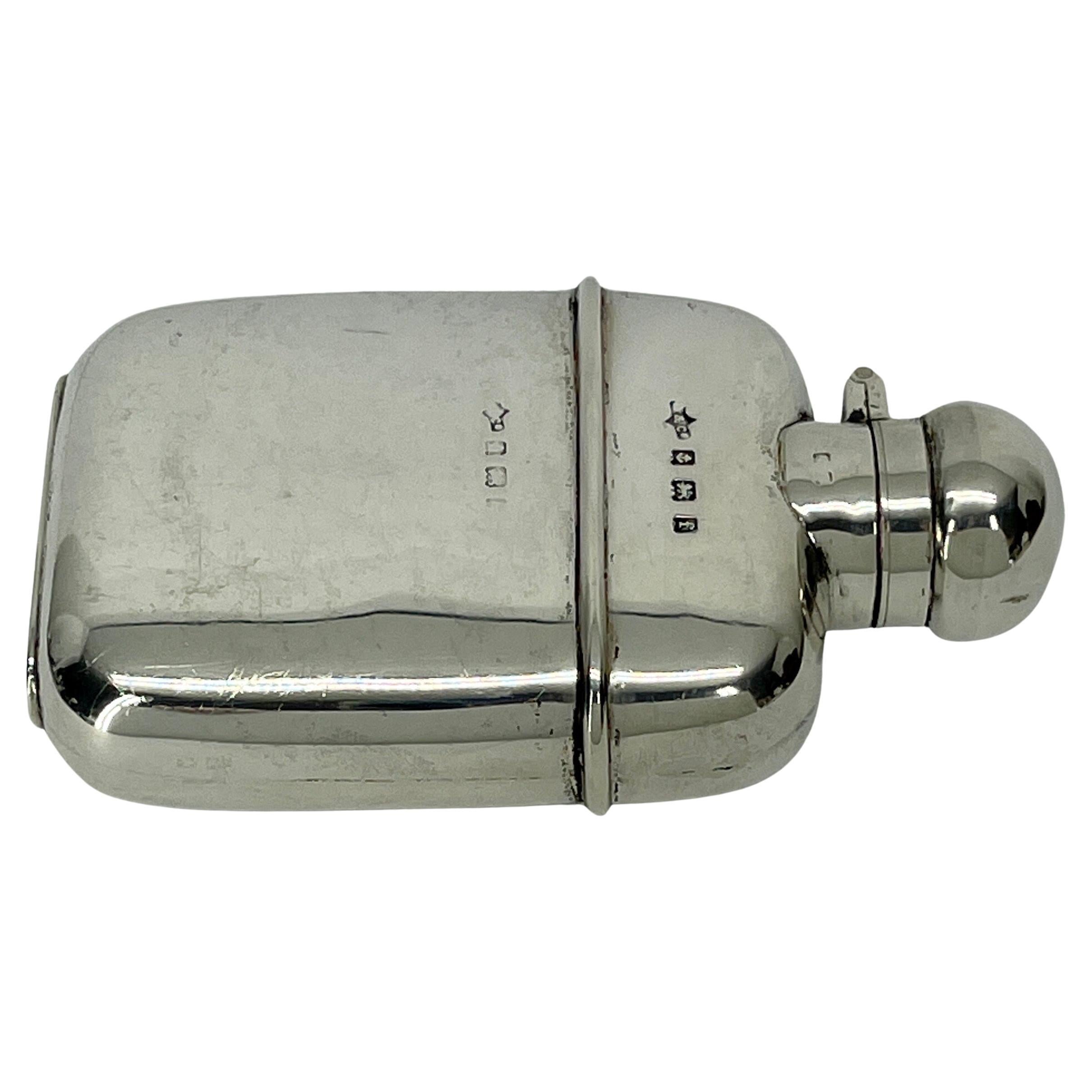 small silver flask