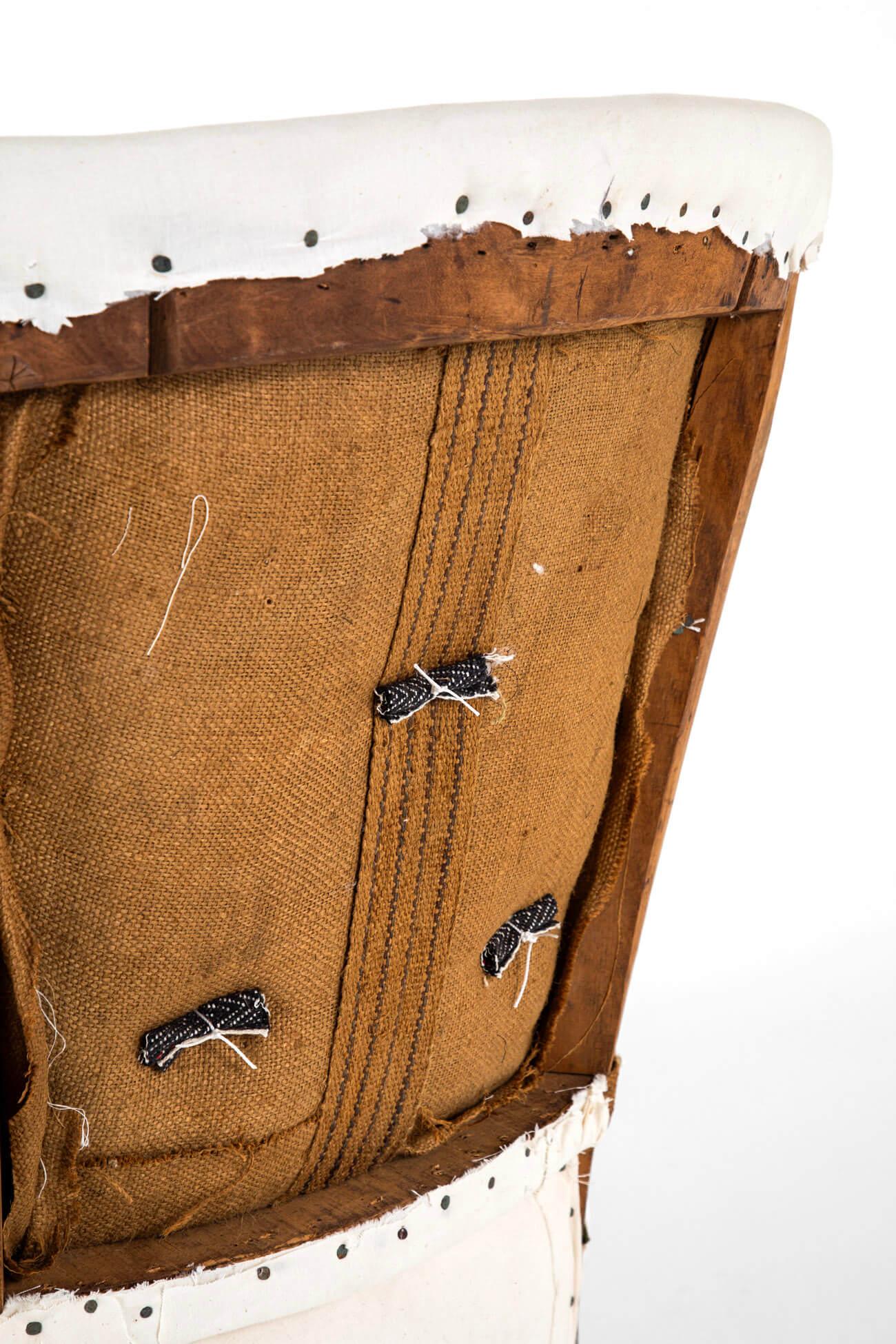 Pequeña silla inglesa victoriana deconstruida para el dormitorio en Bueno estado para la venta en Faversham, GB