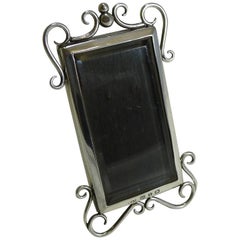 Small English Victorian Sterling Silver Photograph Frame, 1897