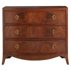 Small English Walnut Chest of Drawers