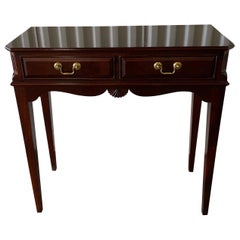 Small Entryway Mahogany Console Table
