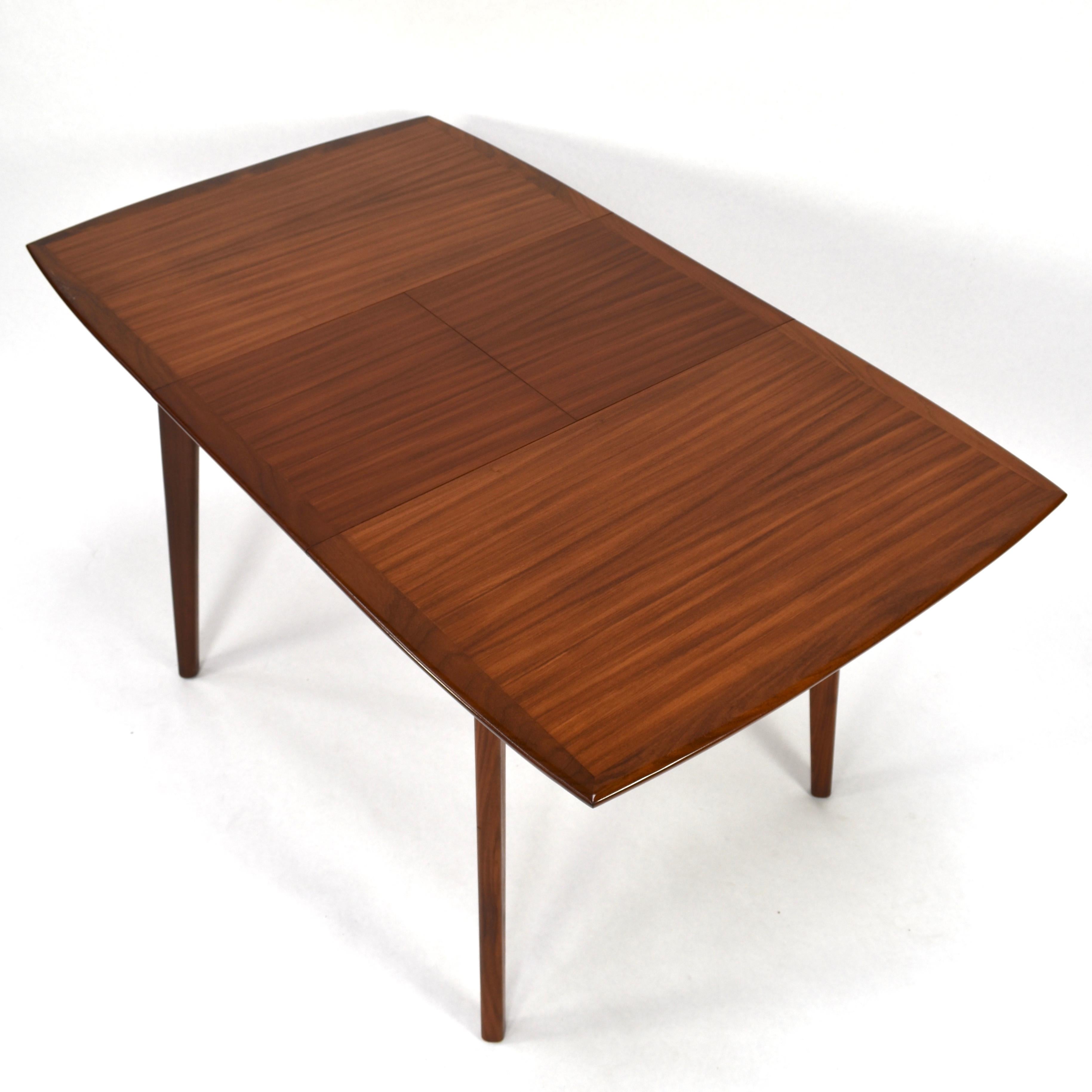 Mid-Century Modern Small Extractable Dining Table by Louis van Teeffelen, Netherlands, 1960