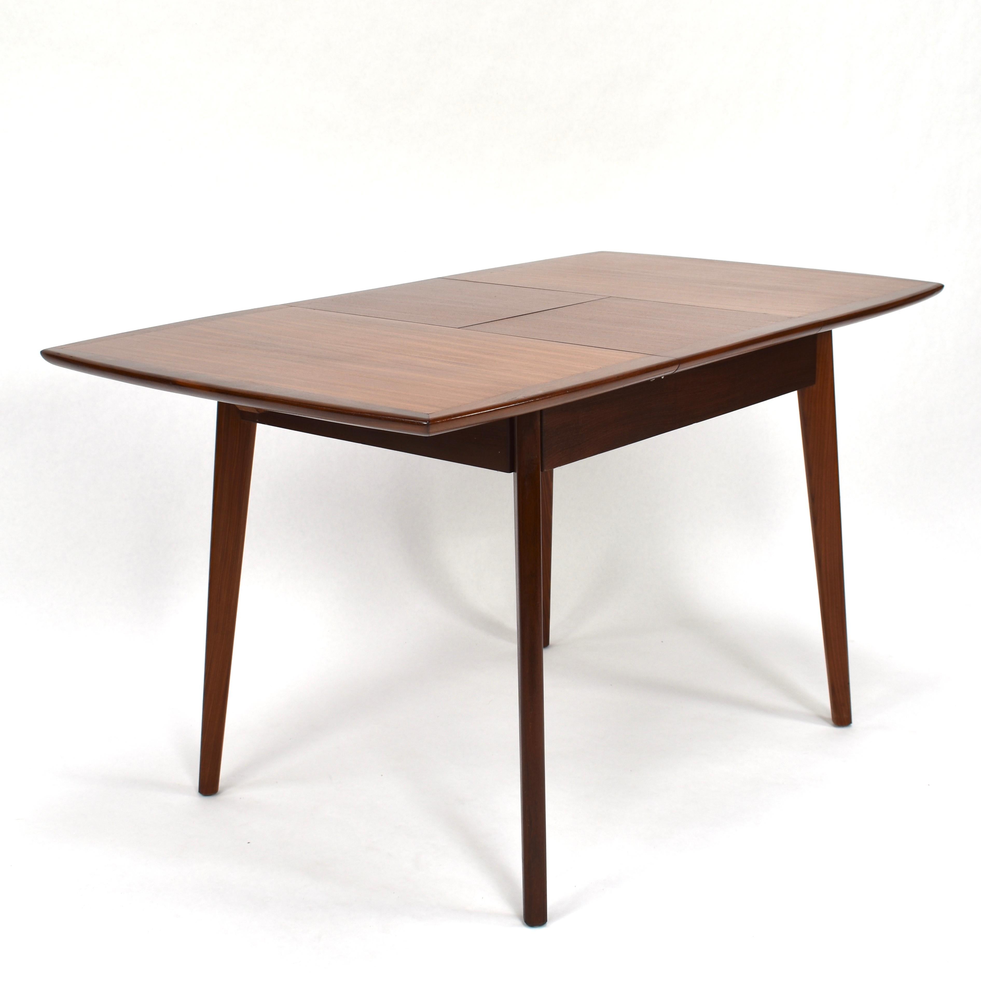 Mid-20th Century Small Extractable Dining Table by Louis van Teeffelen, Netherlands, 1960