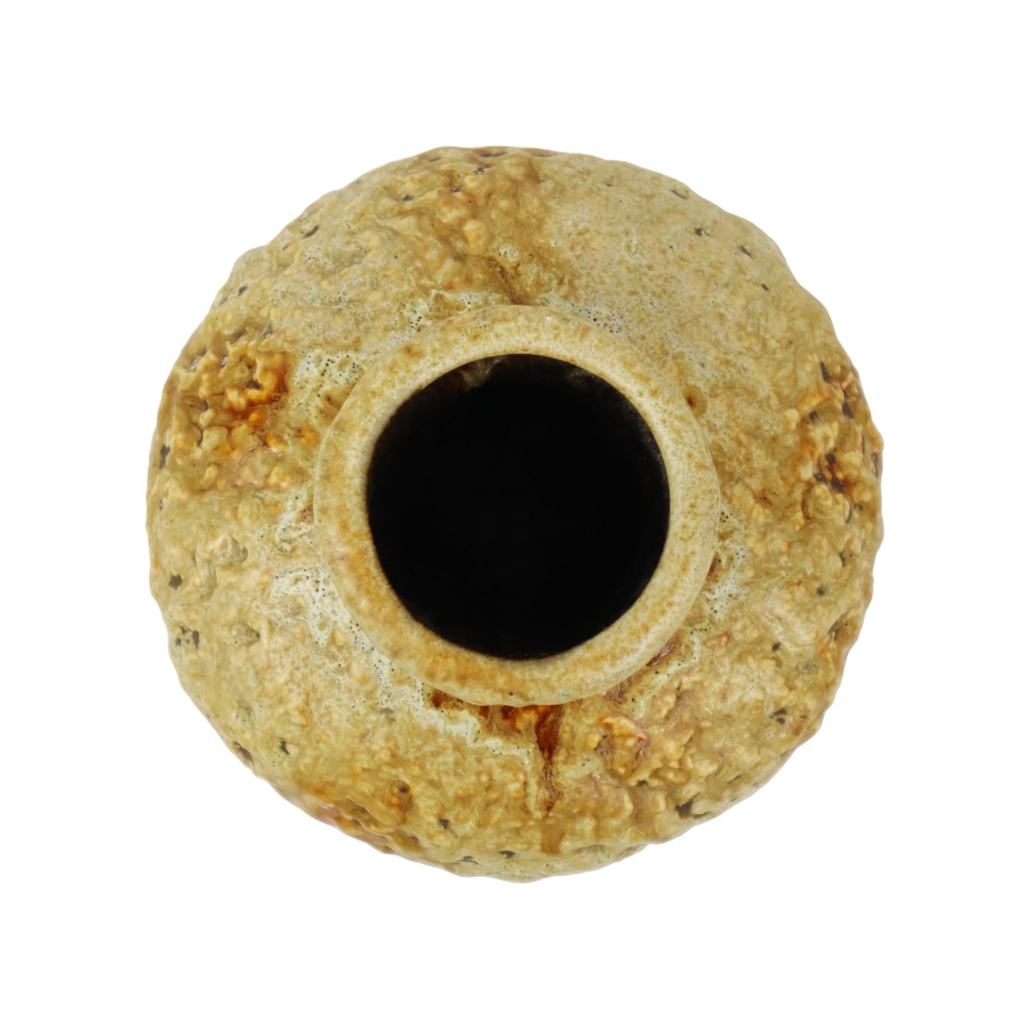 Piccolo vaso di lava grassa Dumler Breiden Germania Ovest Ceramica 644-15 in vendita 2