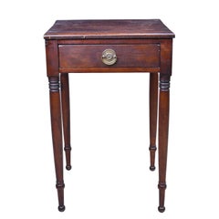 Small Federal or Sheraton Nightstand in Mahogany, circa 1800