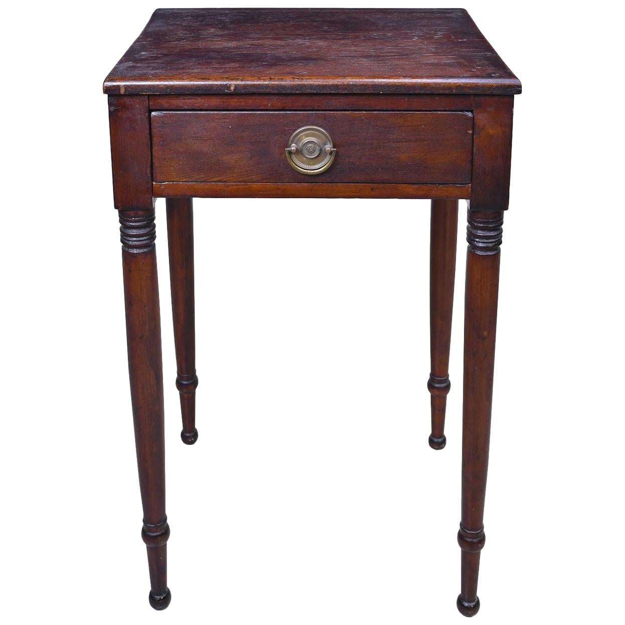 Small Federal or Sheraton Nightstand in Mahogany, circa 1800