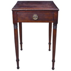 Small Federal or Sheraton Nightstand in Mahogany, circa 1800