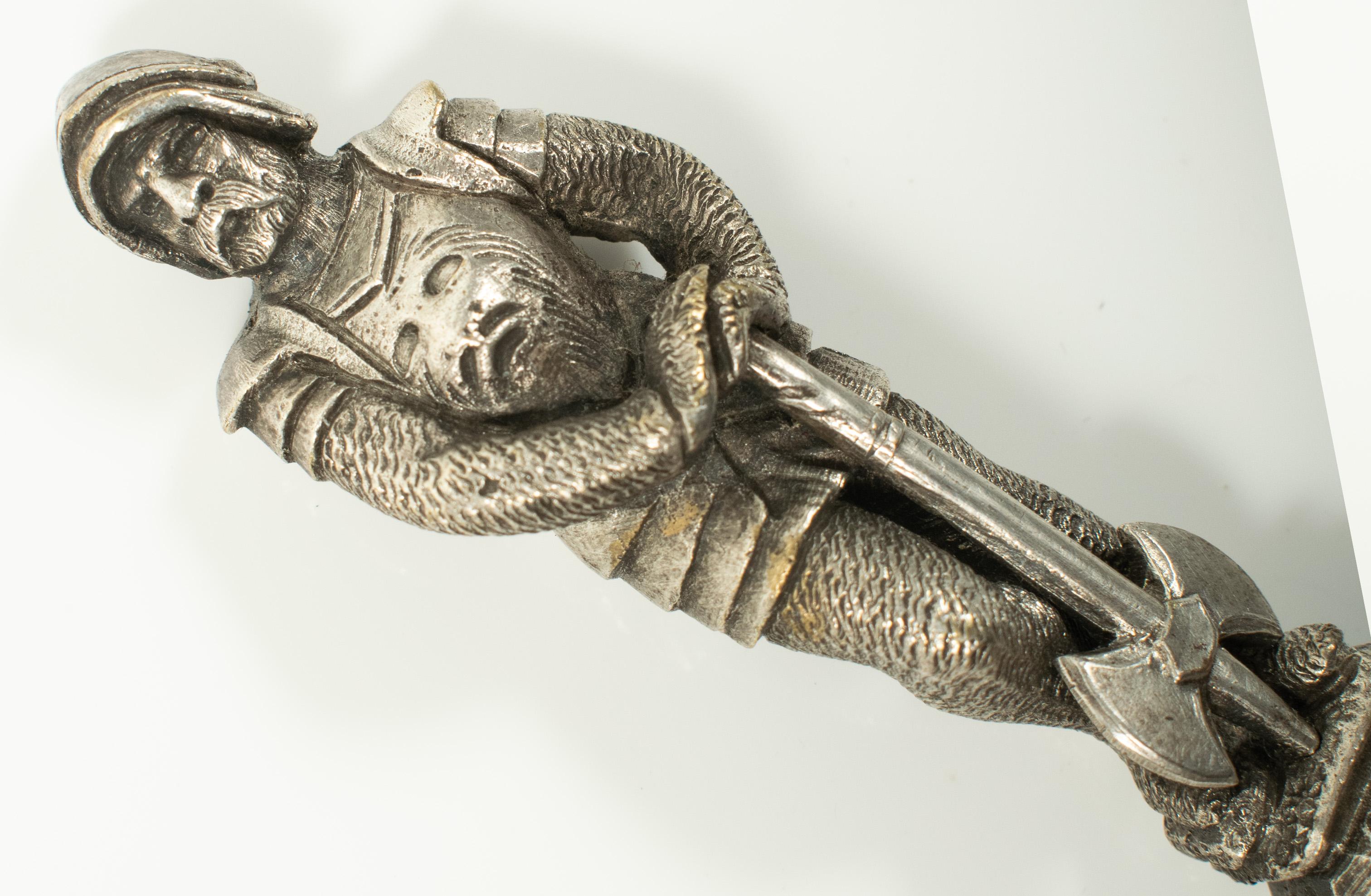 Figuraler romantischer Dagger des späten 19. Jahrhunderts im Angebot 6