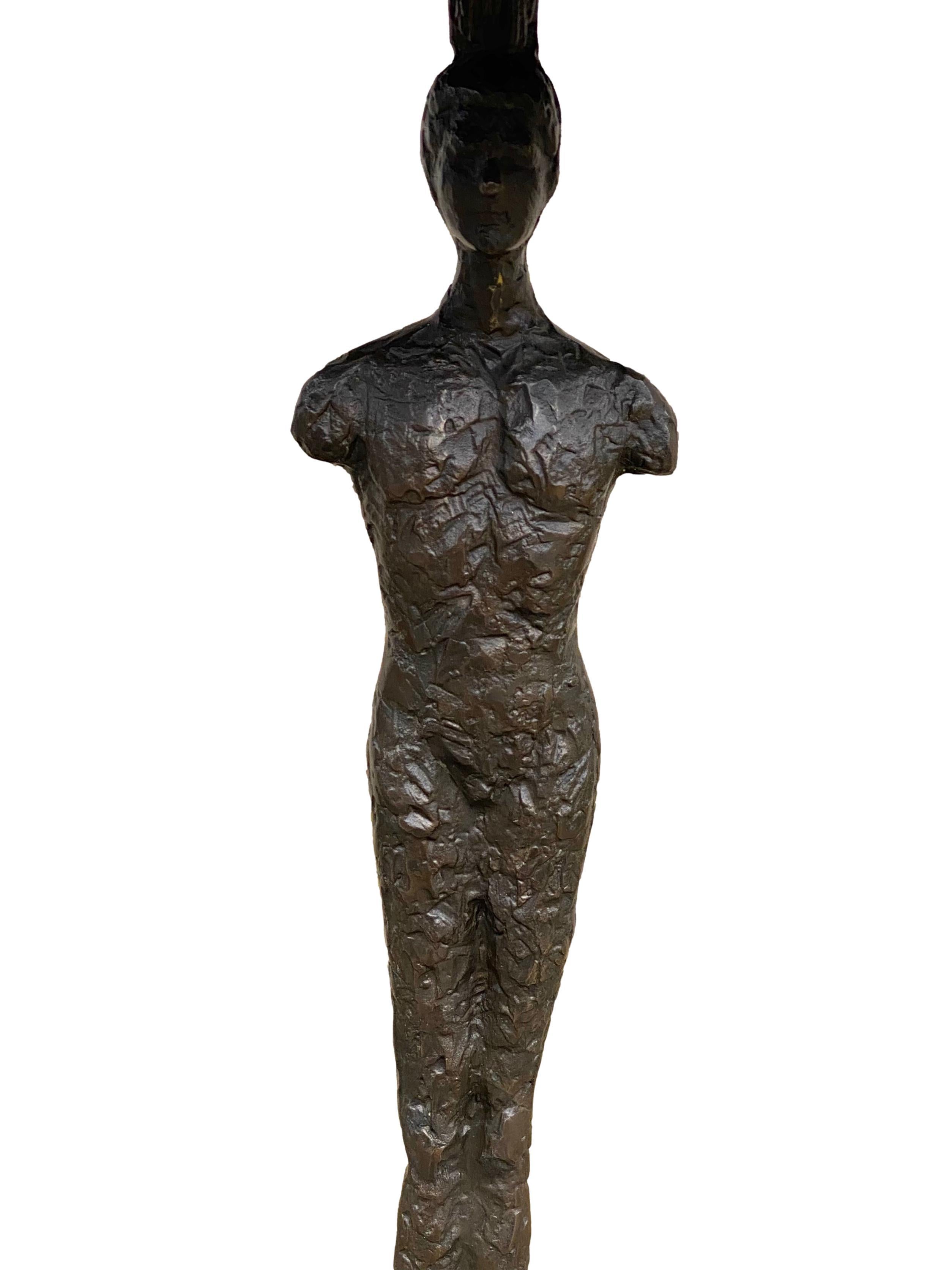 Small Figural Side Table in the Giacometti Style In Good Condition In East Hampton, NY